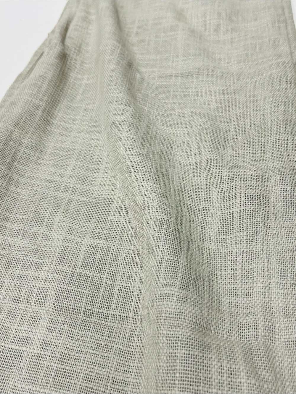 NWT QUINCE Set Of 48x84 Cotton Sheer Curtains Grey 0517